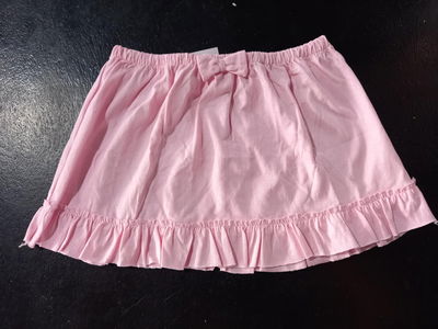 Pollera con moño niña