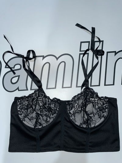 Top corset tazas con encaje Málaga
