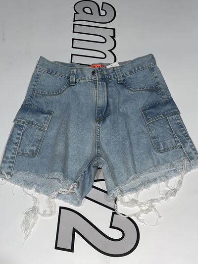 Short de jean cargo