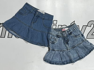 Pollera mini tableada