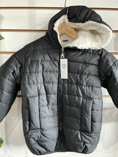 Campera puffer corderito de niño