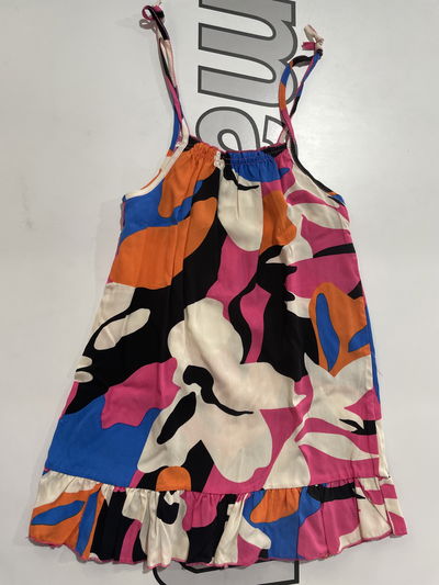 Vestido fibrana de niña