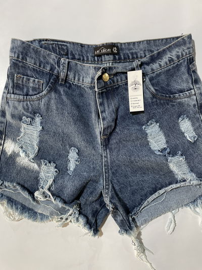 Short de jean desflecado Las Locas