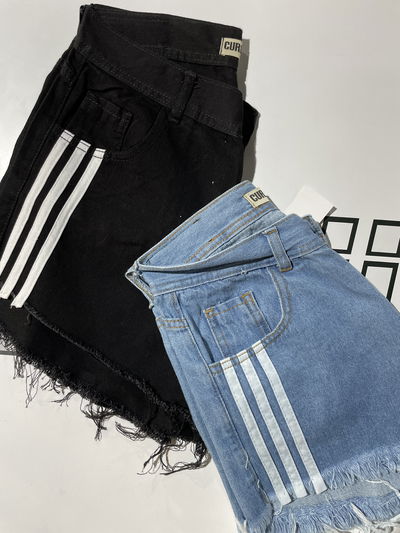 Short de jean Adidas