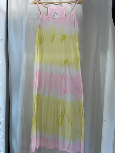 Vestidos largos tricolor
