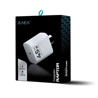 Adaptador Cargador fuente 220v Tipo C Xaea Raptor Mod 507