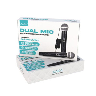 Microfono Doble Xaea Inalambrico Mod 065