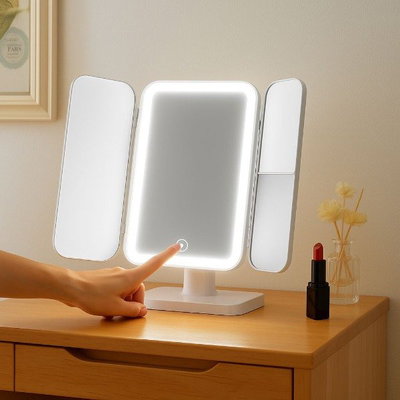 Espejo Led Con Aumento Time