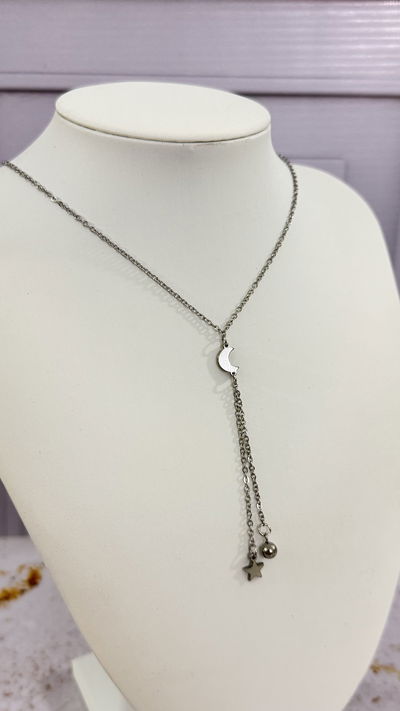 Collar Luna y Estrella AQ