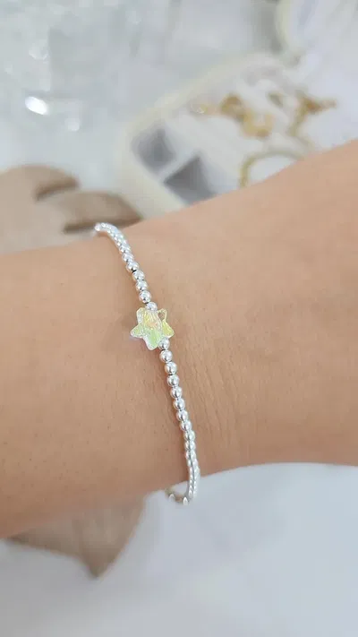 Pulsera Estrella Tornasol y Bolitas