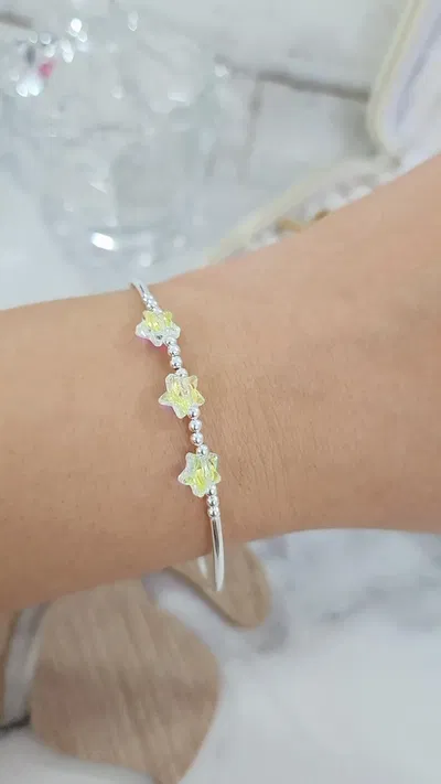 Pulsera Tres Estrellas Tornasol