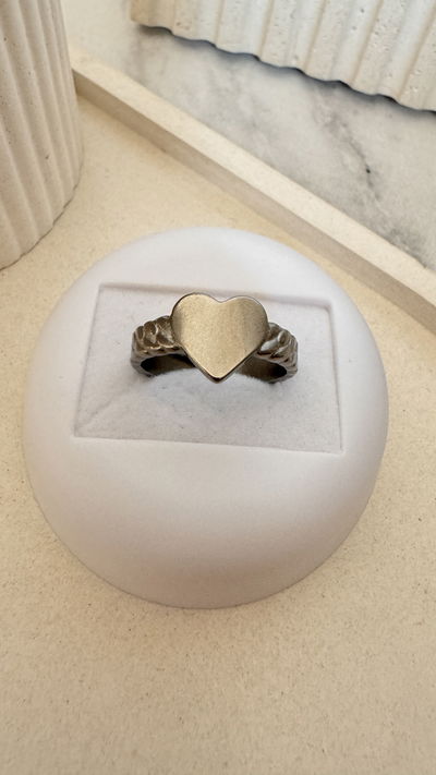 Anillo Corazón AQ