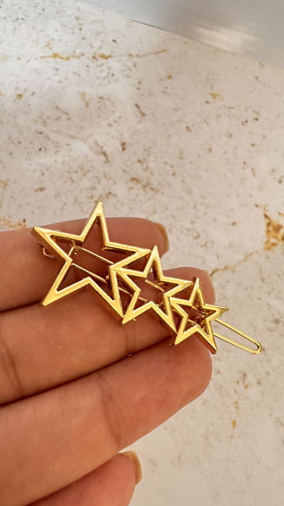 Hebilla Estrellas Dorada 