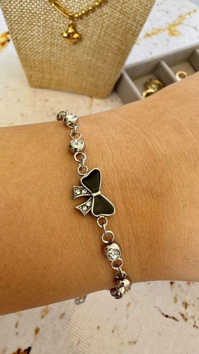 Pulsera Moño Strass AQ