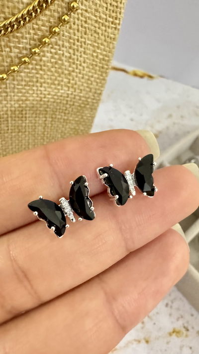 Aros Pasante Mariposa Negra AB
