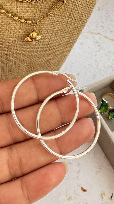 Argollas Clásicas AB 40mm 