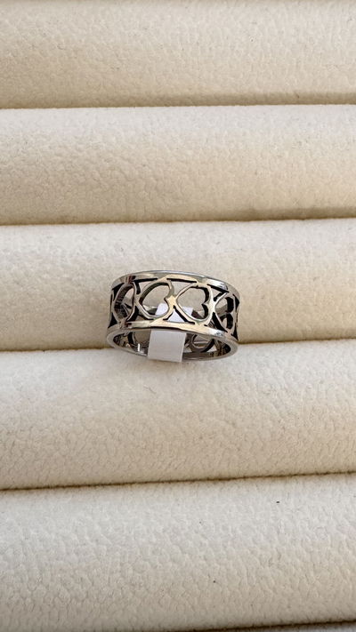 Anillo Corazones AQ 