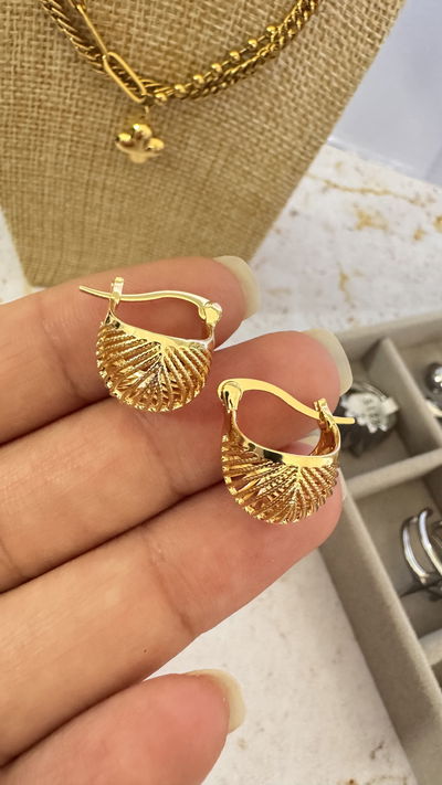 Aros Beca Dorado 15mm 
