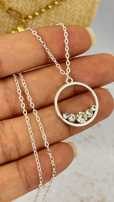 Conjunto Medallita Cubic AB