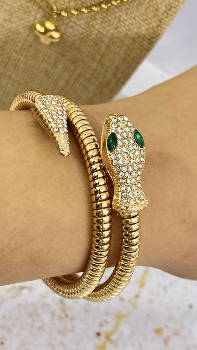 Pulsera Snake Dorado