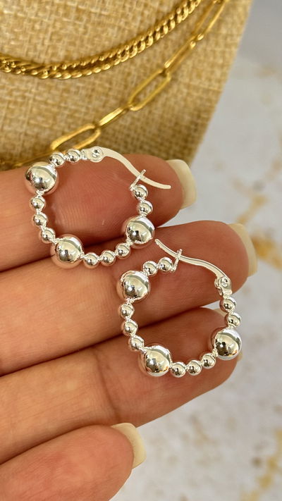 Argollas Bolitas AB 25mm 