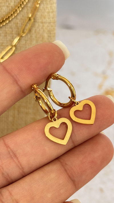 Argollas Corazón Calado AD