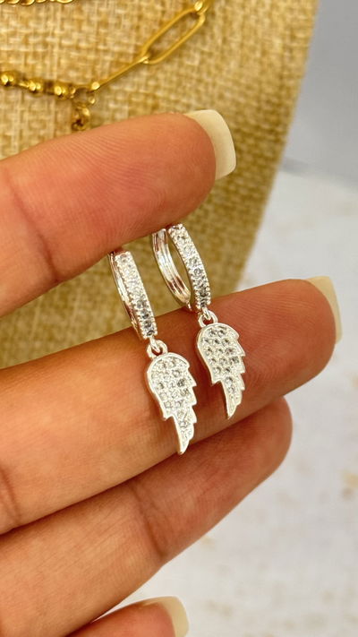 Argollas Micropavé Alitas 