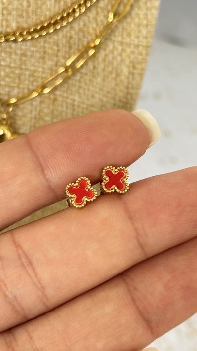 Aros Trébol Rojo AD