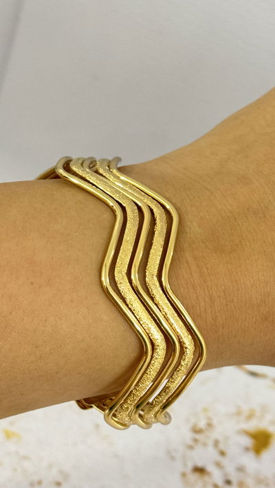 Esclava Ondas Dorado
