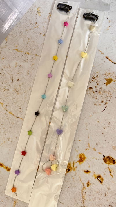 Hilo para cabello multicolor x unidad