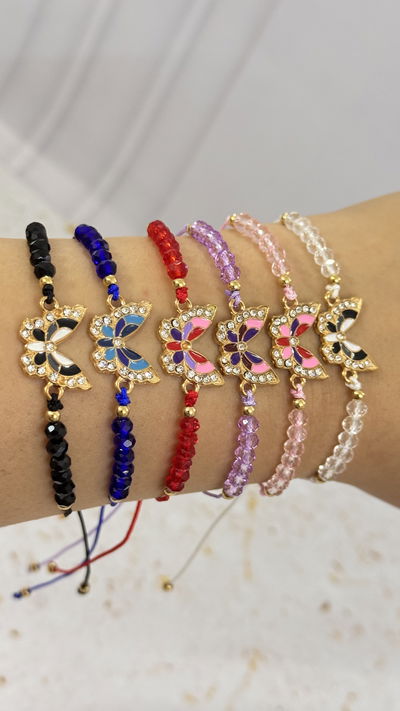 Pulsera Mariposa Con Strass