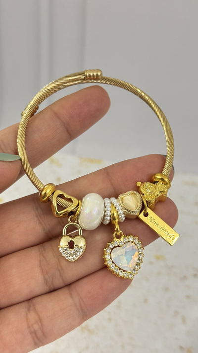 Pulsera Charms Corazón