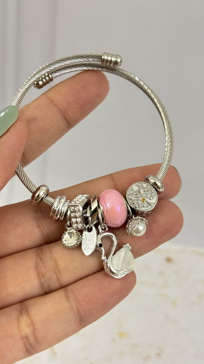 Pulsera Charms Cisne