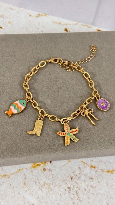 Pulsera Estrella de Mar Multicolor