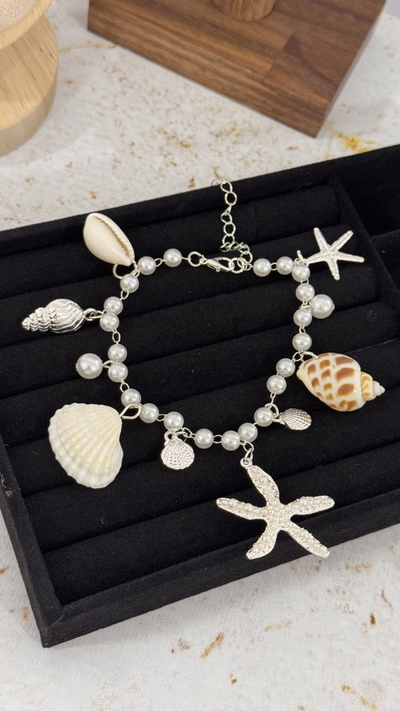 Tobillera Mar Plateado