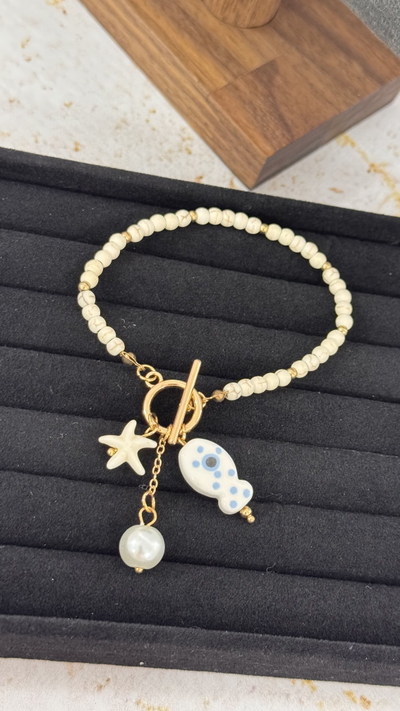Pulsera Pez Blanco 