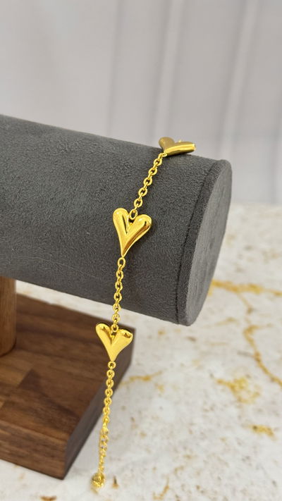 Pulsera Corazones AD 