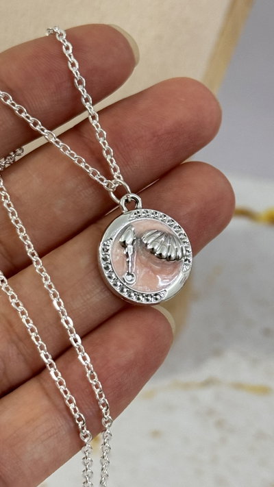 Conjunto Medallita con Ostra AB