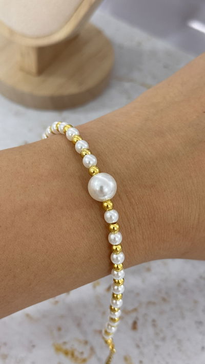 Pulsera Perlas AD
