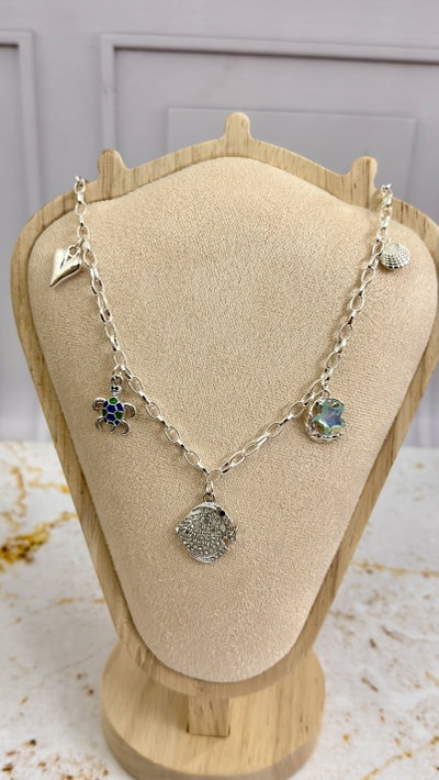 Collar Pez con Strass AB