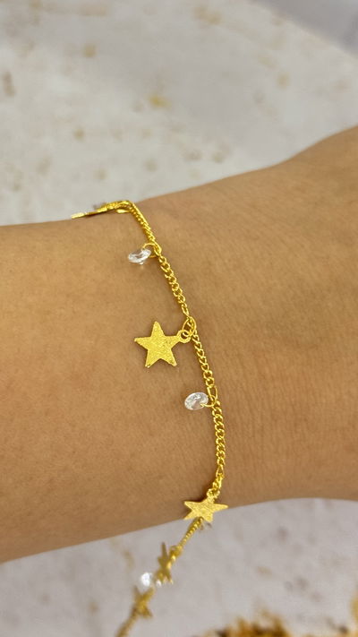 Pulsera Estrella con Cristal AD