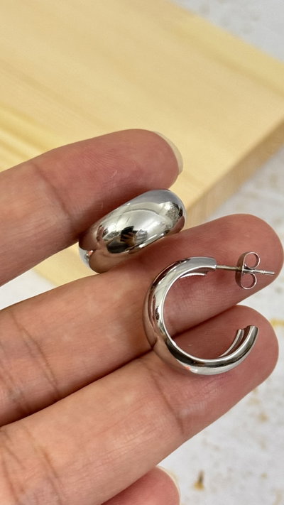 Aros Semi Argollas 20mm AQ