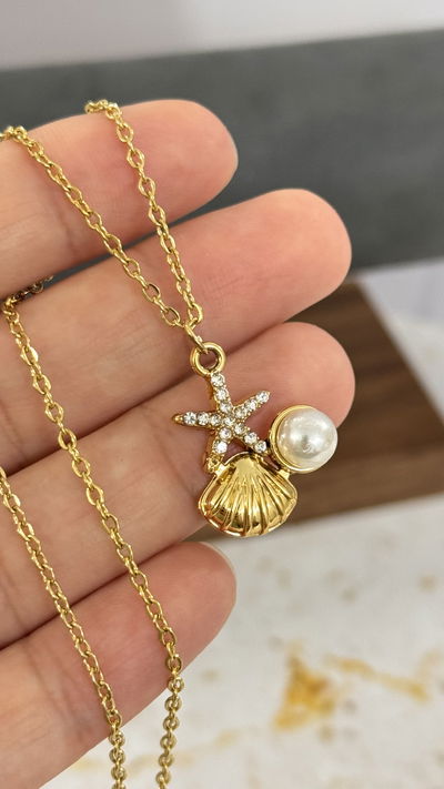 Collar Mar Con Perla AD