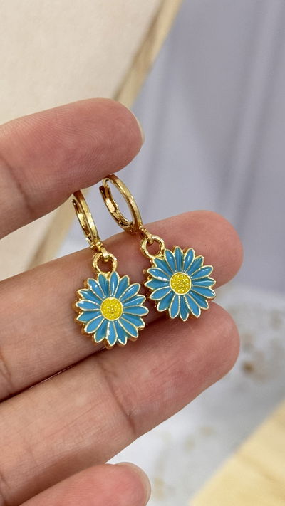 Aros Flor Celeste AD