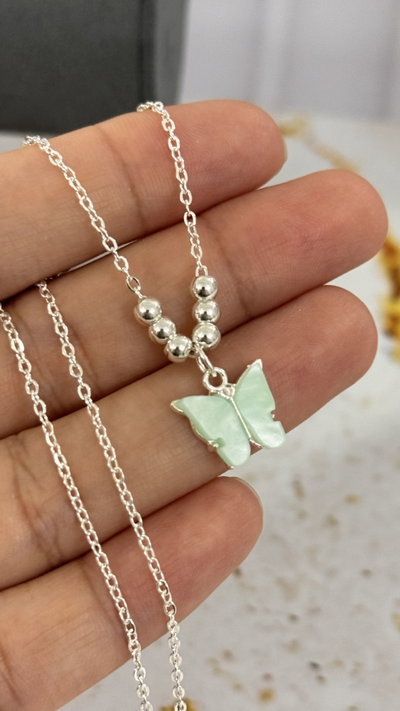 Conjunto Mariposa Verde Aqua AB