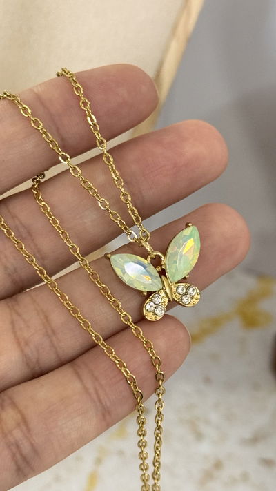 Conjunto Mariposa Verde Aqua AD