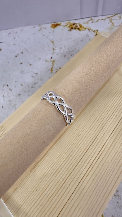 Anillo Entrelazado AB T.18