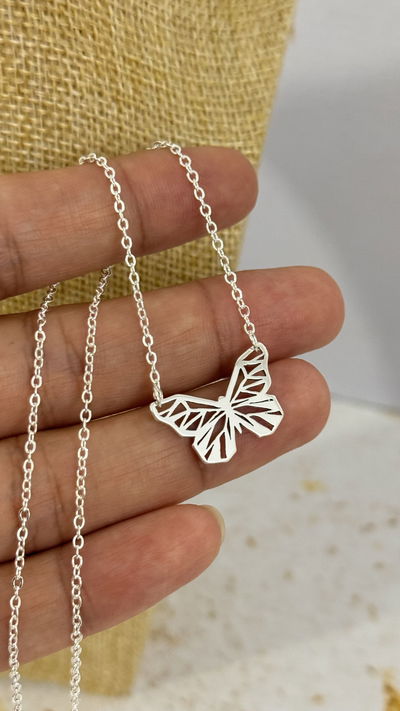 Collar Mariposa Calada AB