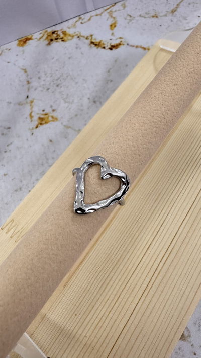 Anillo Corazón AQ T.18