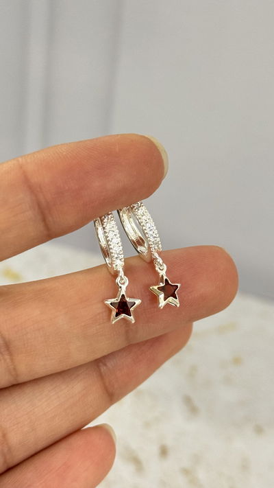 Aros Estrella Naranja 